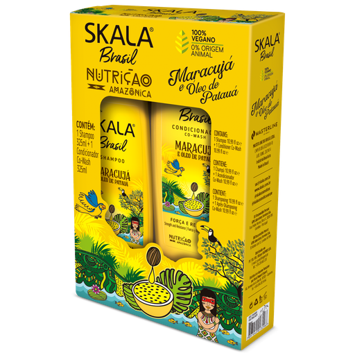 [7897042013296] Kit Shampoing + Conditionneur Maracujá Óleo de Pataua" Skala 650ml