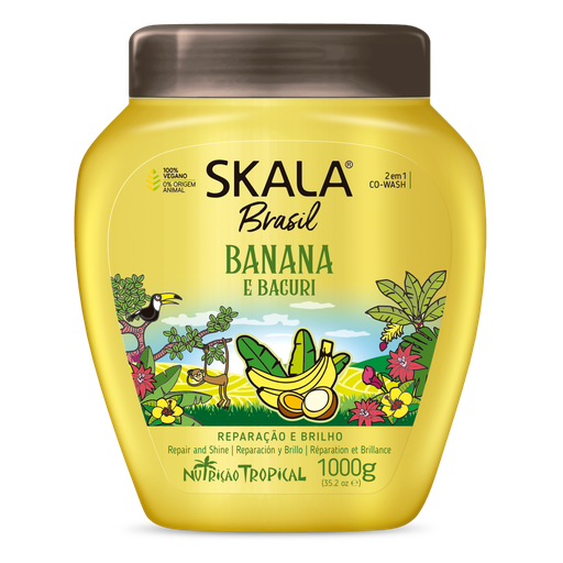 [7897042012800] Máscara 2 en 1 “Bomba Vitaminas Banana Bacuri” Skala 1000ml