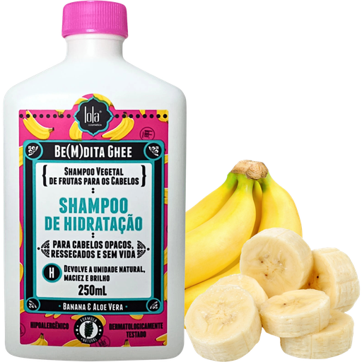 [7899572810840] Champô Hidratante"Be(M)dita Ghee Hidratação Banana e AloeVera" Lola 250ml