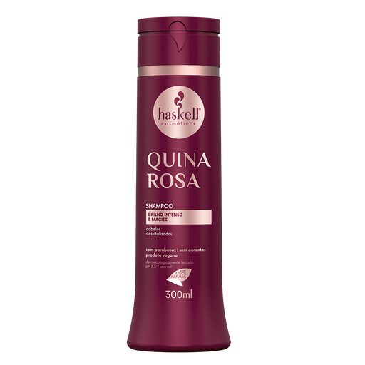 [7898610377246] Champô "Quina Rosa" Haskell 300ml