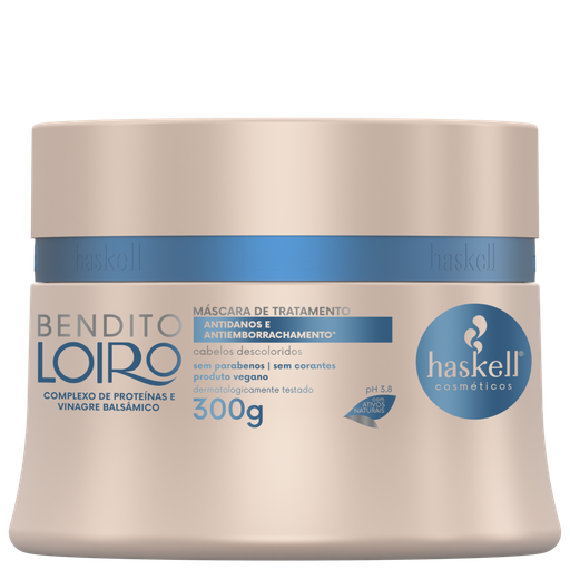 [7898610376232] Masque Déjaunissant "Bendito Loiro" Haskell 300g