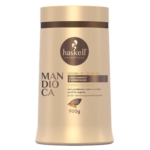 [7898610375716] Hair Mask - Mandioca - Haskell 900g