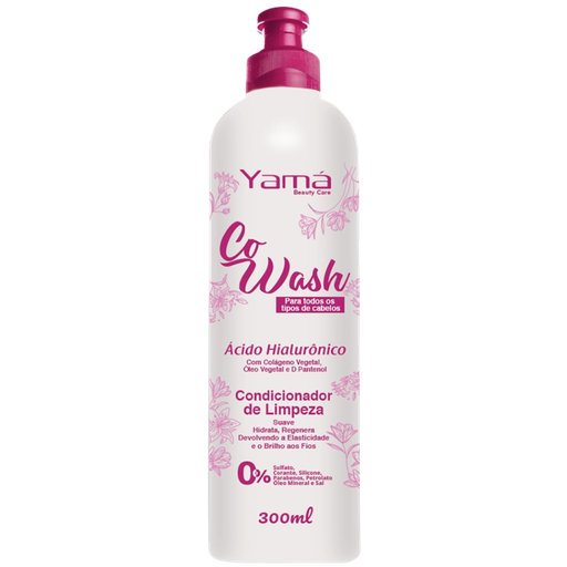 [7896150024392] Co-Wash Cleansing Conditioner - Hyaluronic Acid - Yamá 300ml