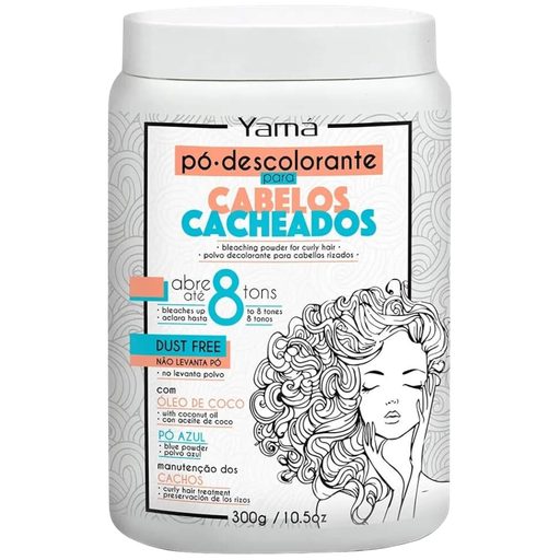 [7896150024354] Bleaching Powder for Curly Hair - Yama 300g