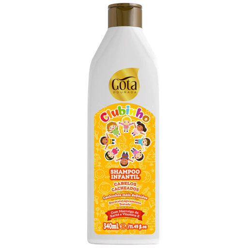 [7897158700127] Champô "Clubinho" Gota Dourada 340ml