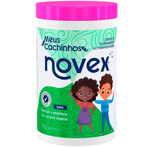 [876120004064] Máscara para cabelo cacheado infantil - Meus Cachinhos - Novex 300ml