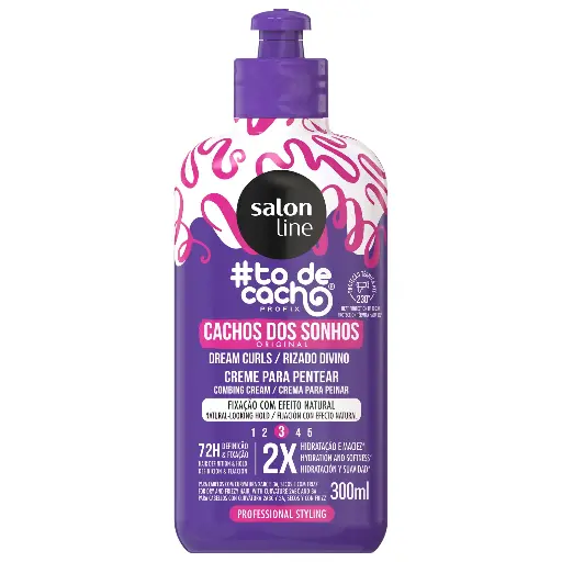 [7908458325269] Leave-In Cream for Curly Hair - #To de Cacho Profix - Dream Curls - Salon Line 300ml