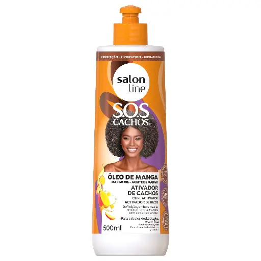 [7898623959910] Crème Coiffante Activateur “SOS - Oleo de Manga” Salon Line 500ml