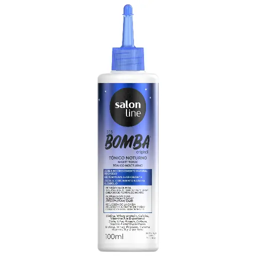 [7908458325696] Tónico Noturno para Crescimento Capilar - SOS Bomba original - Salon Line 100ml