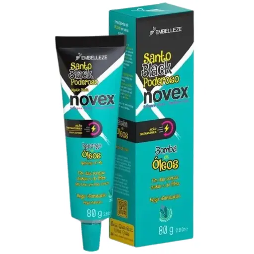 [7896013503316] Carga de Óleos - Santo Black Poderoso - Novex 80g