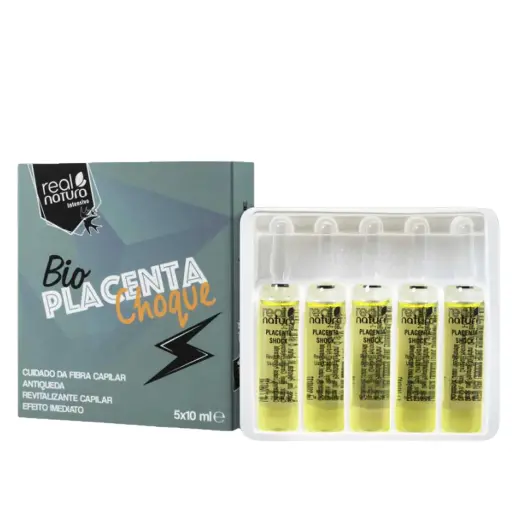 [5600493409998] Revitalizing Anti-Hair Loss Tonic - Bio Placenta Choque - Real Natura 5x10ml